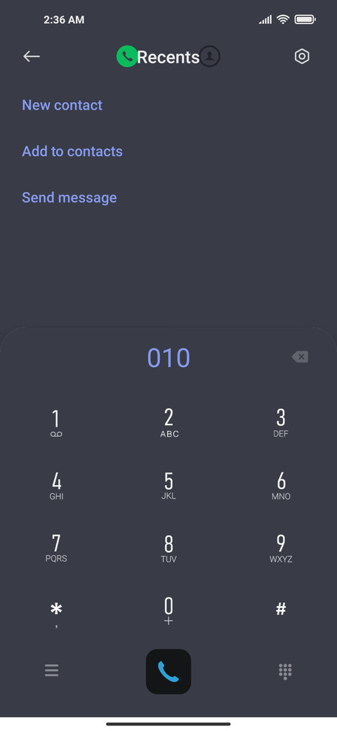 Blue Black Style screenshot