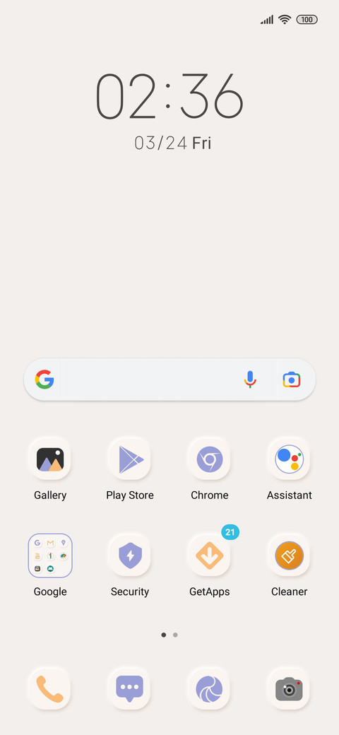 Simple color screenshot