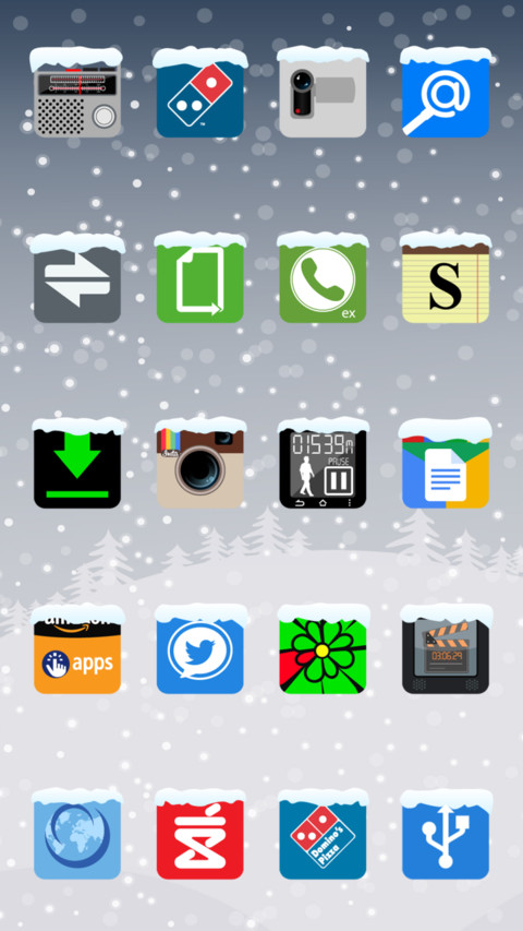 Flat Candy Winter v6 XTS screenshot