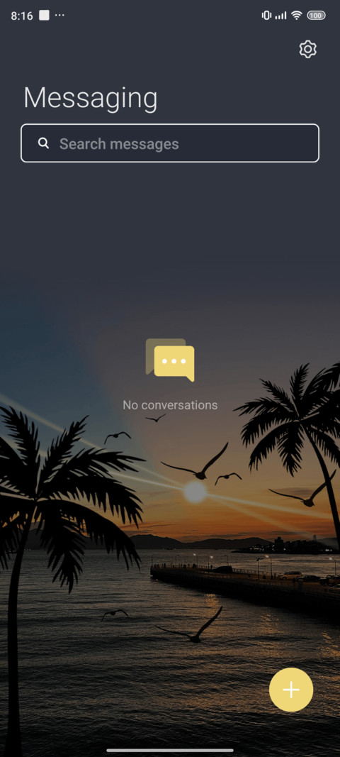 Sea and birds screenshot