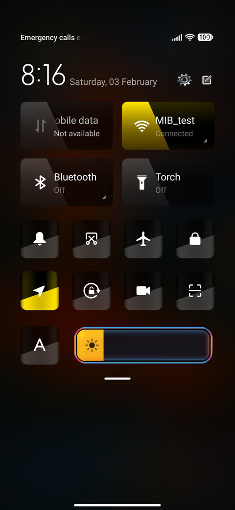 Orange flowers v12 screenshot
