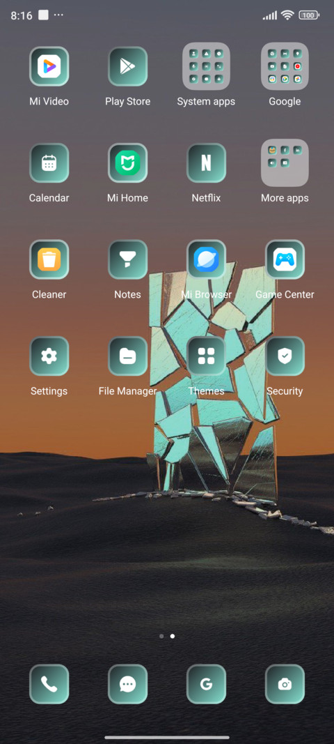 Mirror screenshot