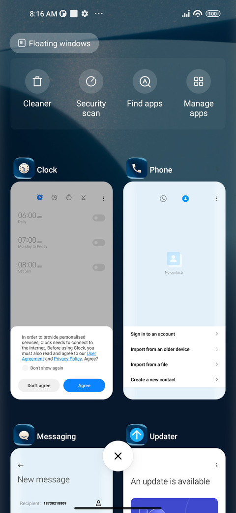 Plain screenshot
