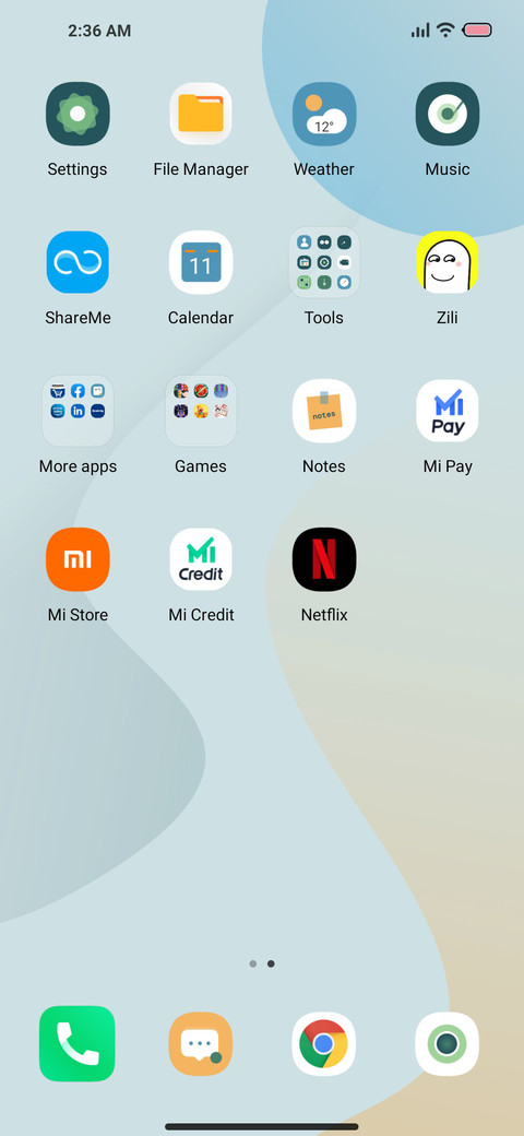 Green X screenshot