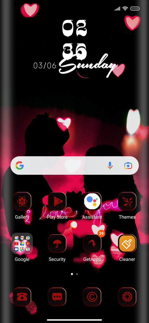 I love you screenshot