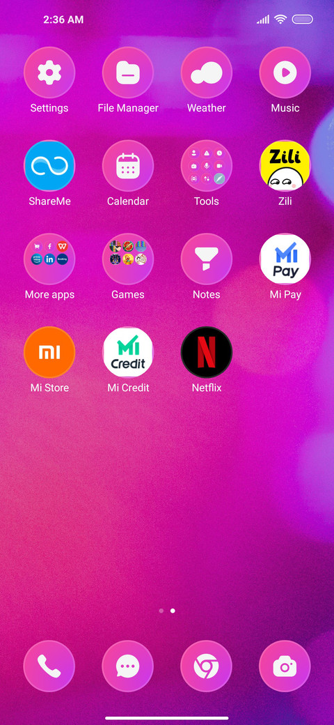 Purple Glow screenshot