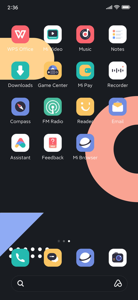Color geometry screenshot