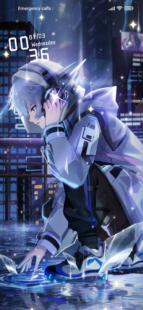 Cyber Rainy Night screenshot