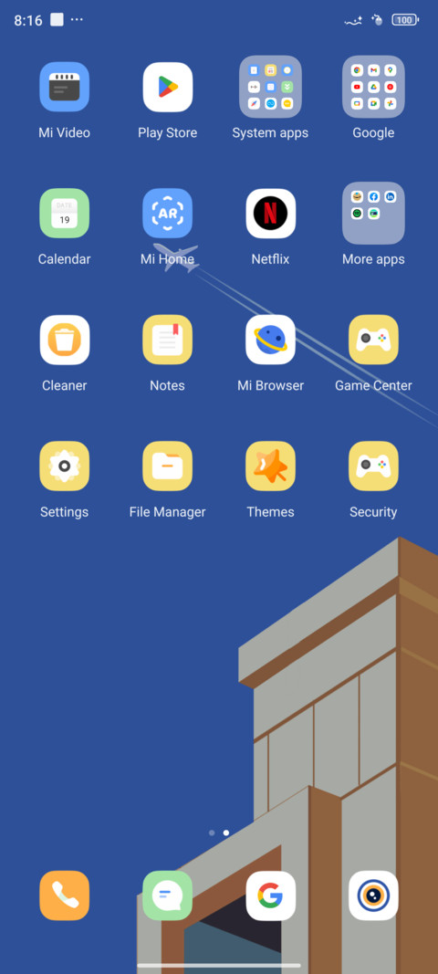 Pure Blue screenshot