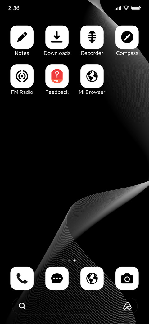 Black Pattern screenshot