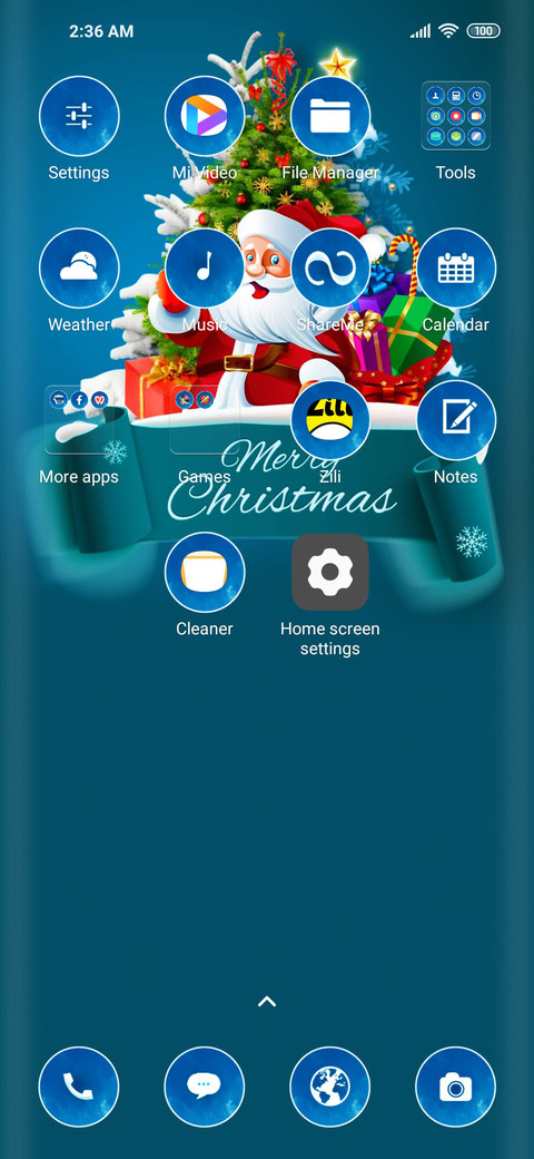 Christmas fi screenshot