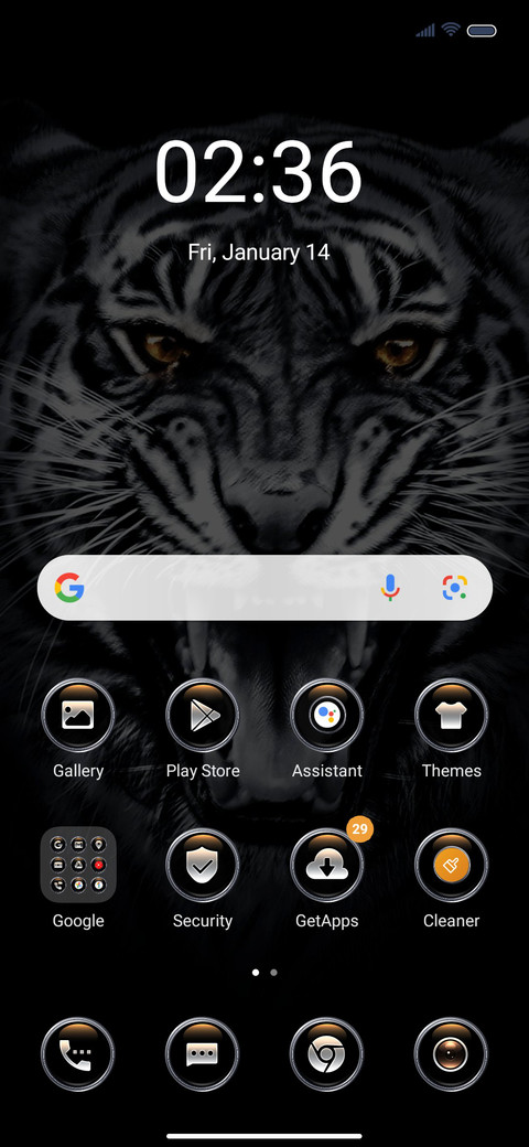 Roaring tiger screenshot