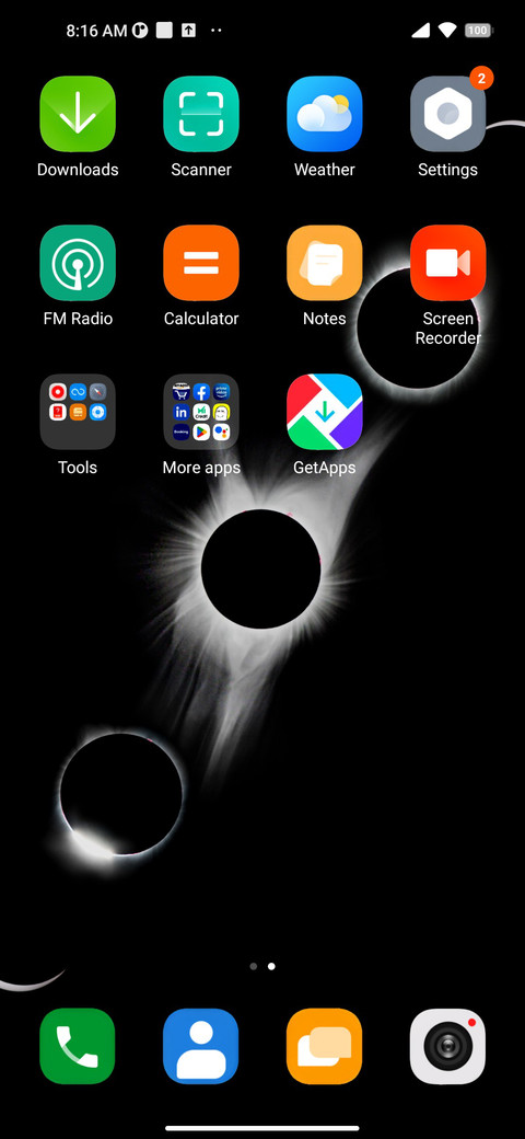 ELEMENTARY UI screenshot
