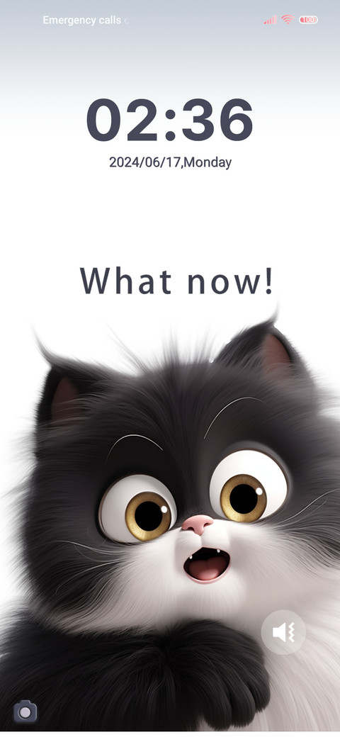 Cute black cat screenshot