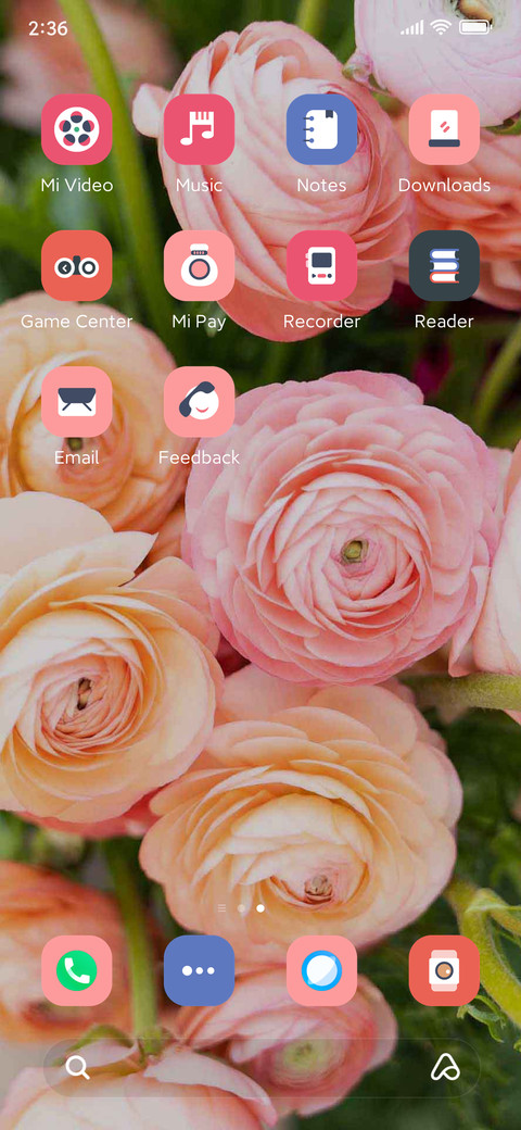 Pink rose screenshot