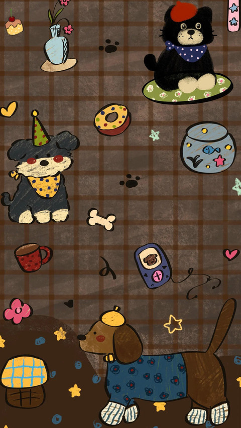 美拉德风格秋冬壁纸-锐景创意 screenshot