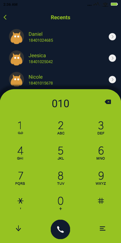 MNavy Green screenshot