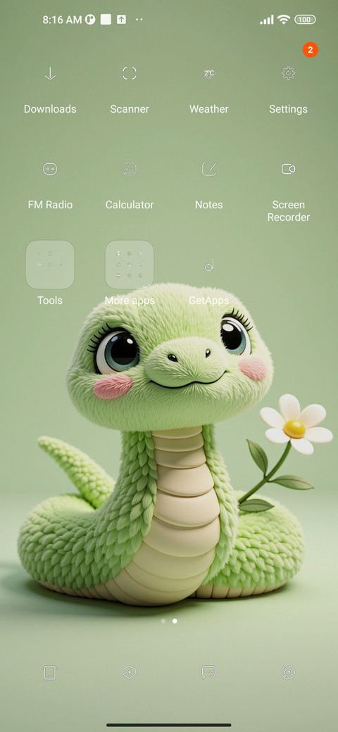 Green snake screenshot