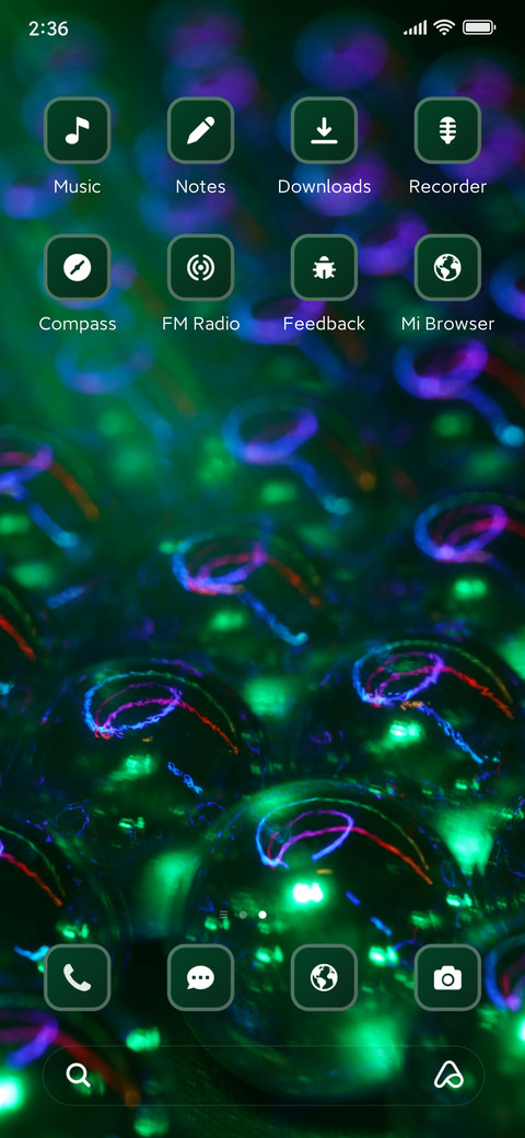 Colourful screenshot