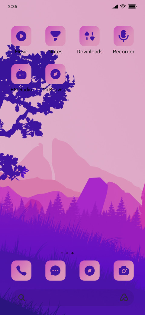 Minimal Mountain screenshot
