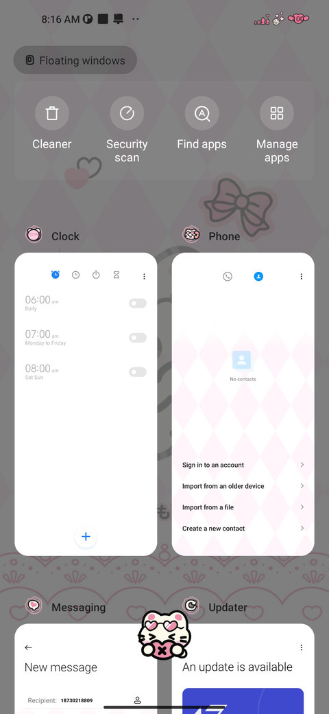 Pink Black Cat screenshot