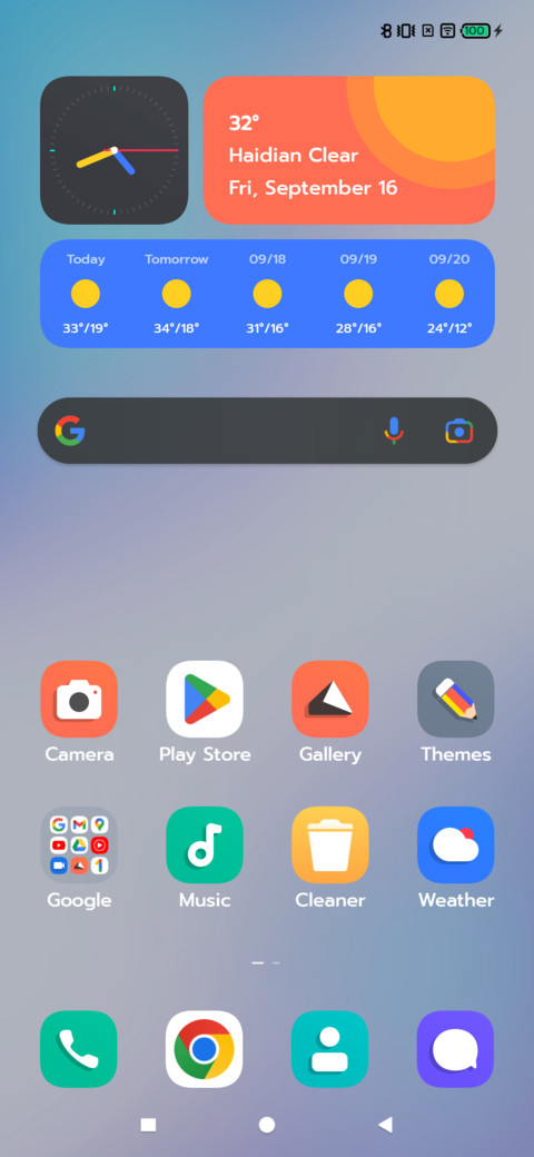 Chunky UI screenshot