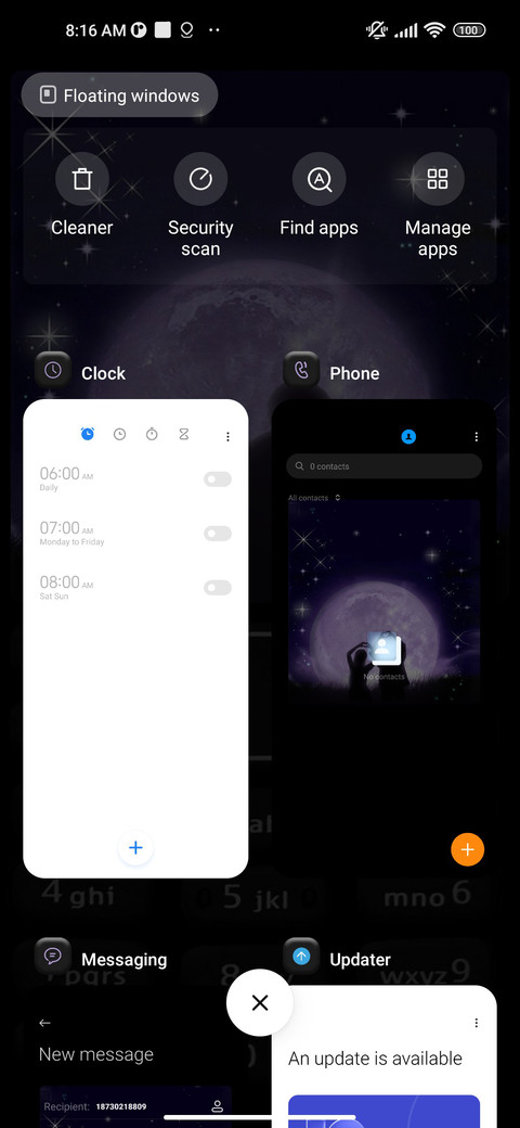 Under the nightsky screenshot