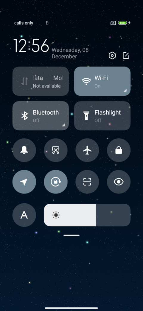 Silent starry sky screenshot