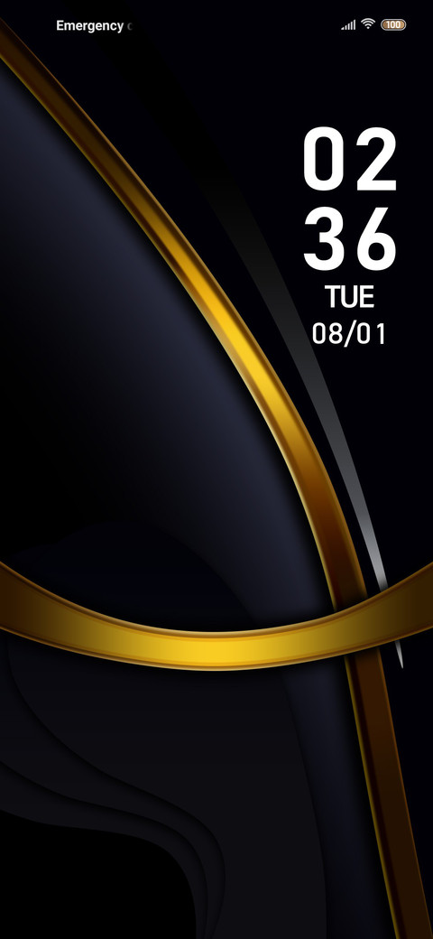 Minimalist black  screenshot