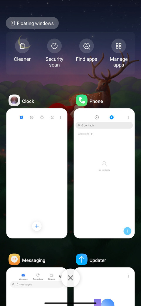 Sleeping screenshot