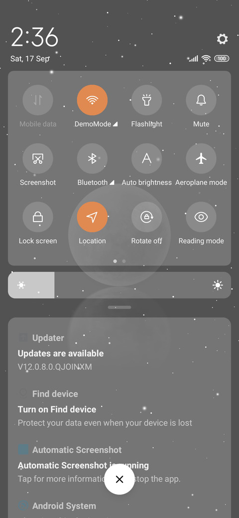 Moon mirror screenshot