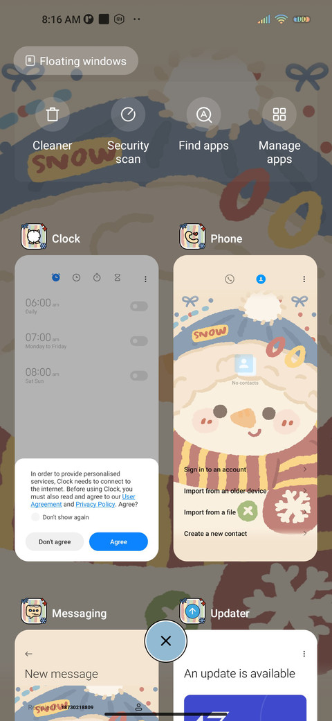Christmas present screenshot