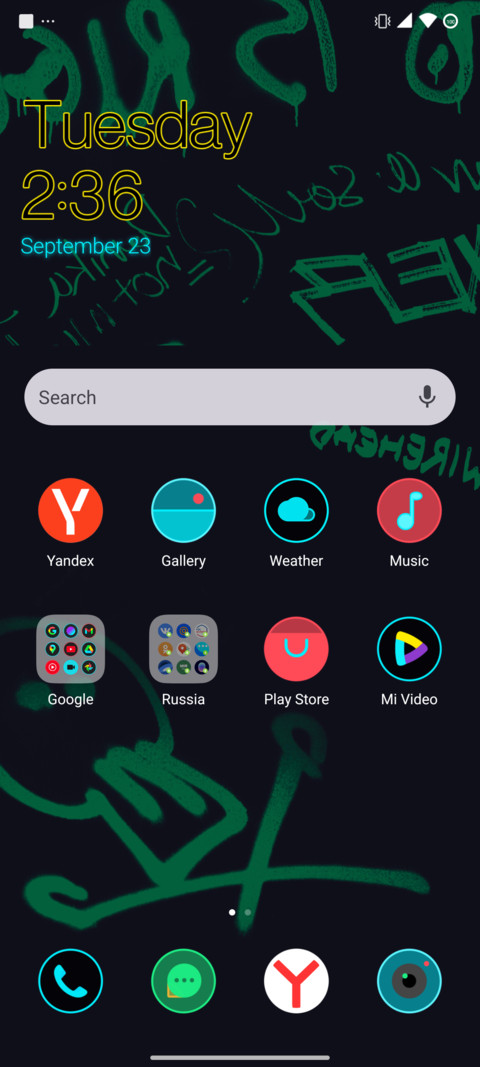 Neon Cyberware UI screenshot
