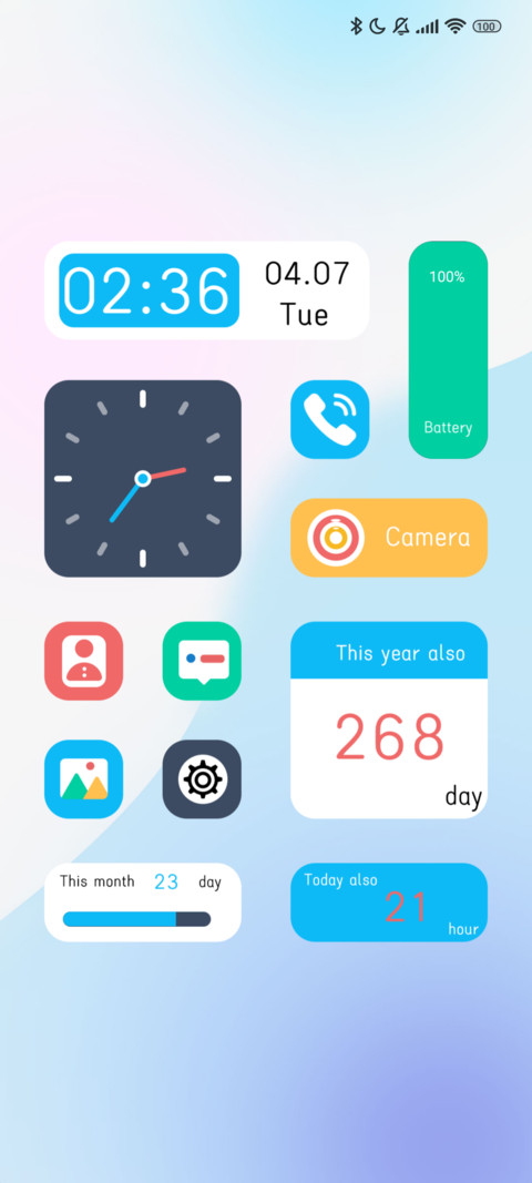Widget Minimal screenshot