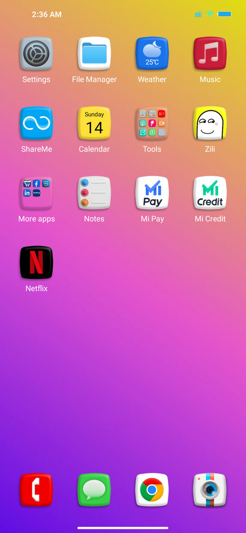 Colored 3D screenshot