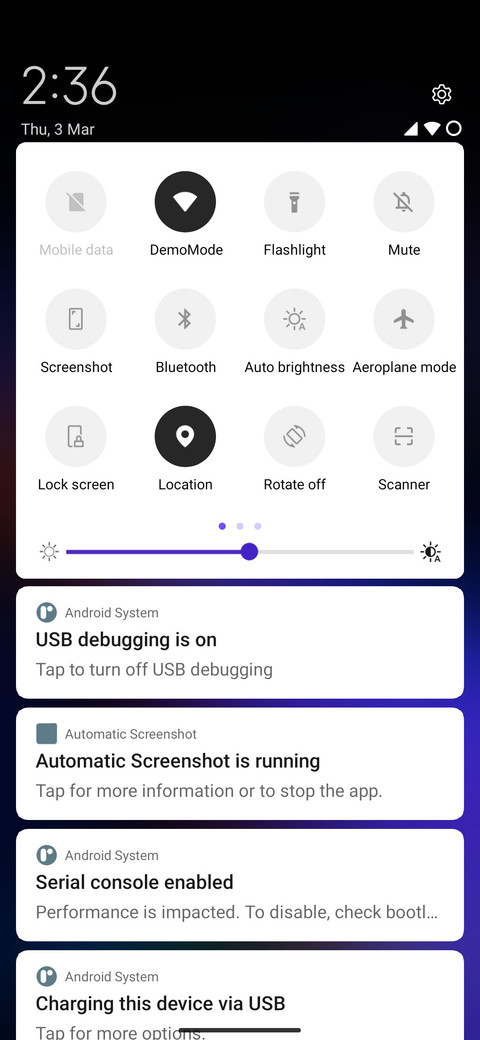 Oneplus X screenshot