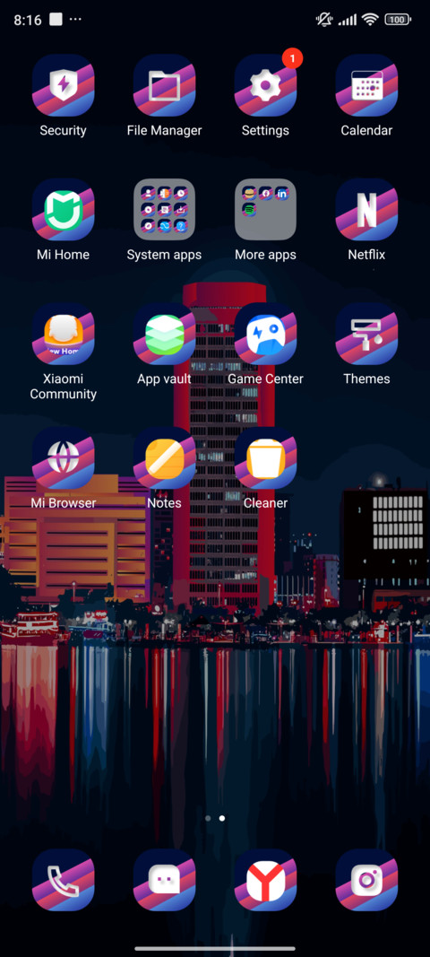 Cityscape Neon screenshot