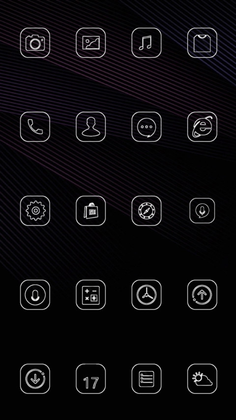 Black line screenshot