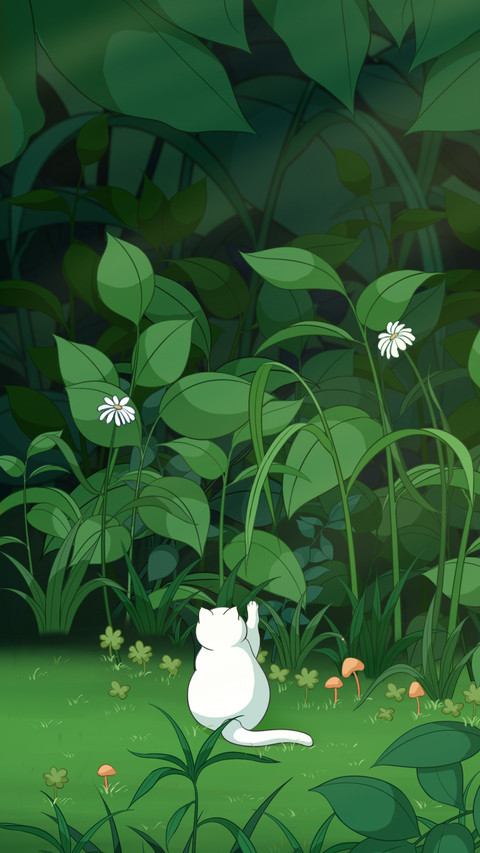Green eye protection cures meow. screenshot