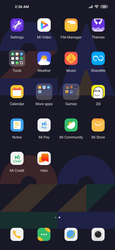 Geometric color screenshot