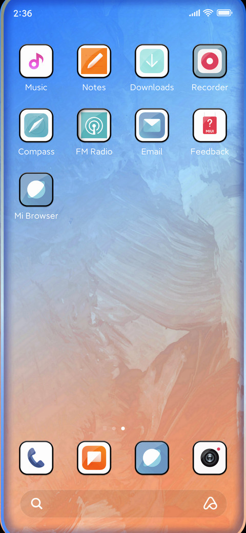 bluish screenshot