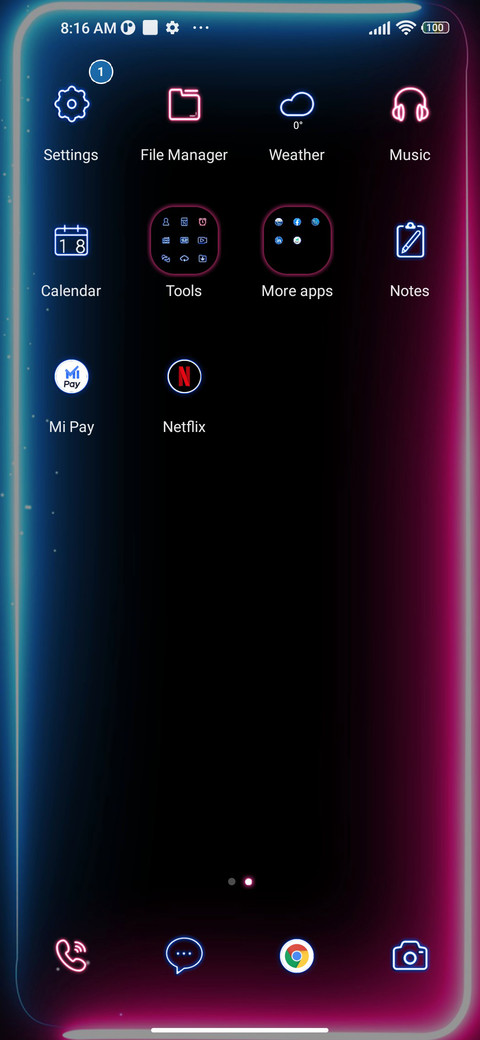 Broken screen screenshot