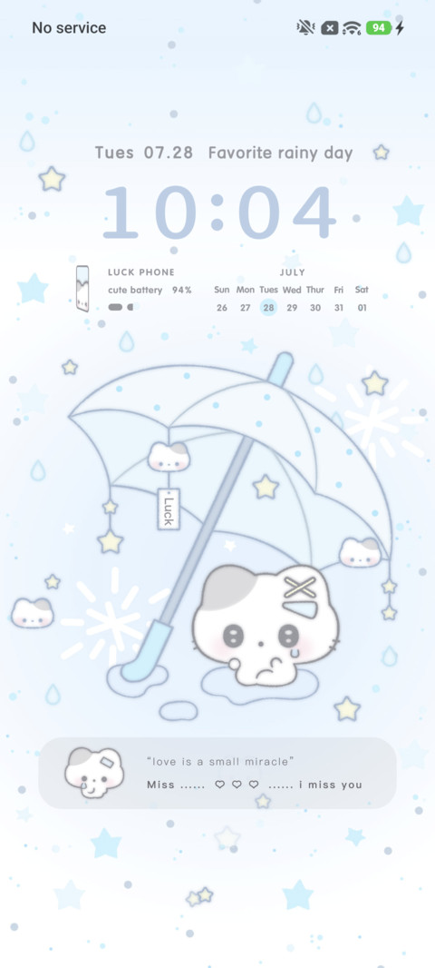 Rainy Cool Kitty screenshot