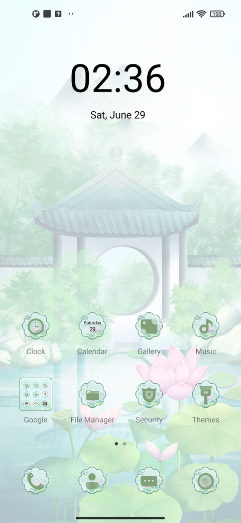Lotus green water screenshot