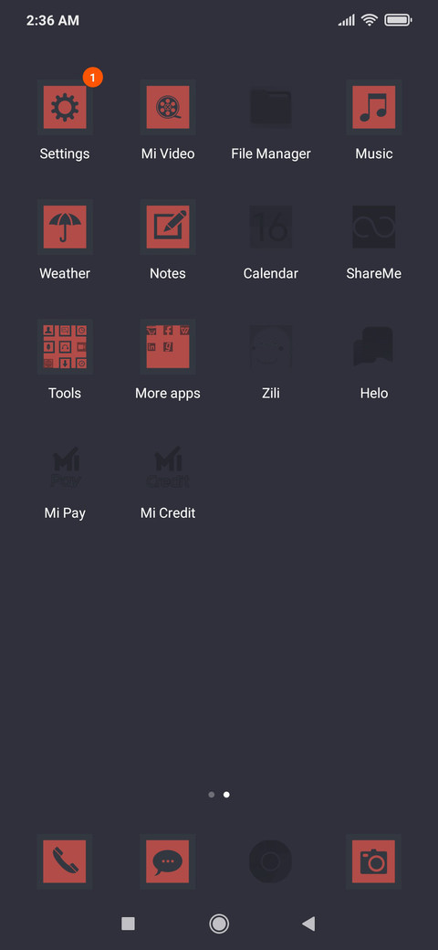 Darker screenshot