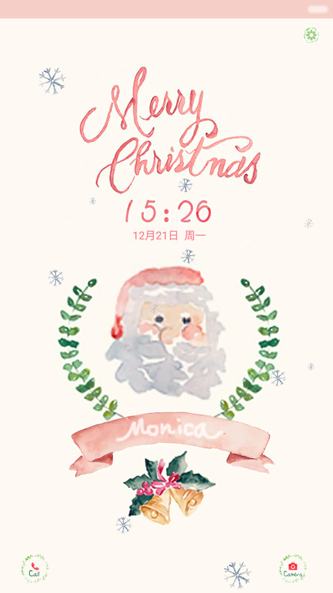  好评返现+抢红包 麋鹿说marry Christmas（多锁屏+音乐界面+自由桌面） screenshot
