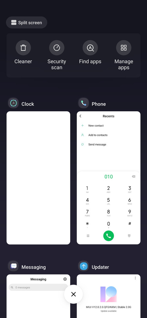 Shining widget screenshot
