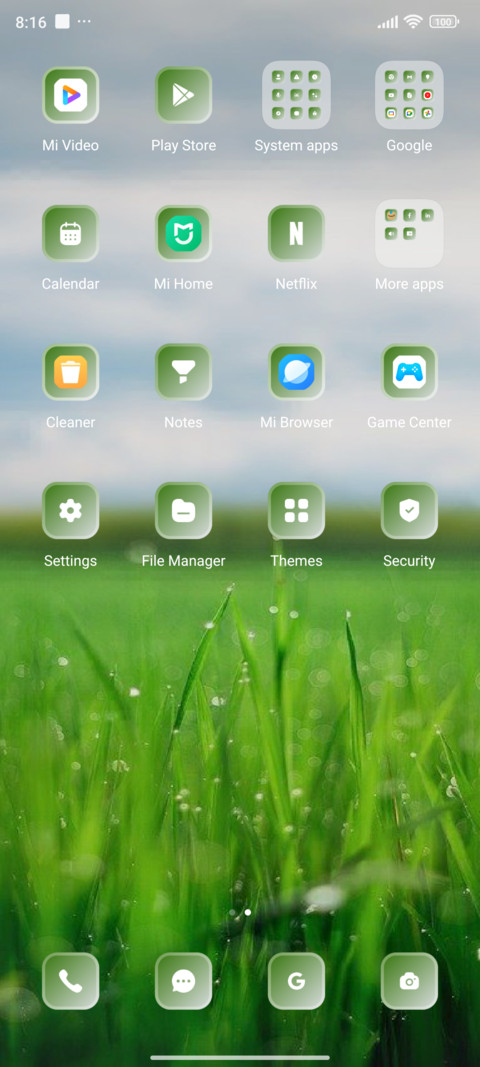 Grass screenshot