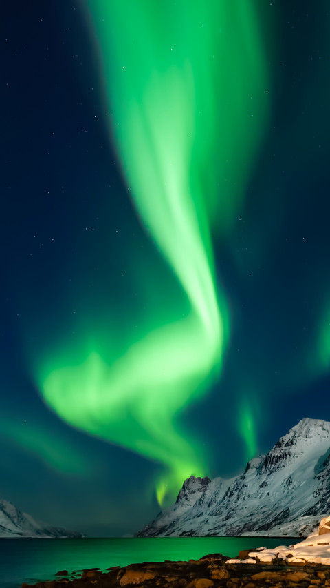 Amazing Aurora Borealis in North Norway screenshot