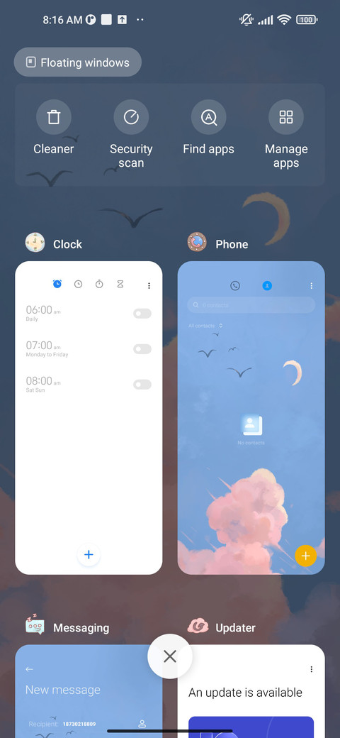 A cloud in the sky screenshot